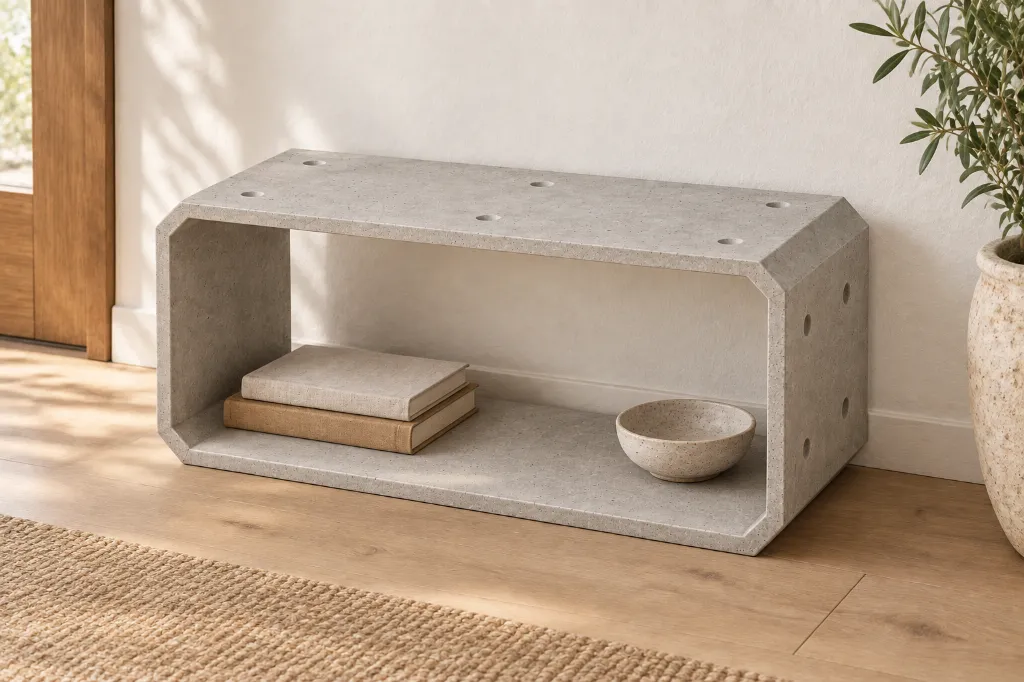 [DODA-R84] Organizador de concreto Doda rectangular