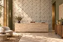 Mosaico Prisma · Lobby · Render ambientado