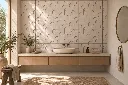 Mosaico Umbral · Baño · Render ambientado