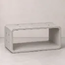 Organizador de concreto Doda rectangular